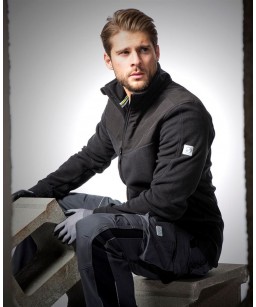 Fleece striukė SoftFLEECE Combo, tamsiai pilka