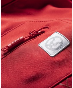 Softshell megztinis nuo vėjo VISON RED
 vandeniui ir vėjui atsparus audinys dėl ElasticTech technologijos