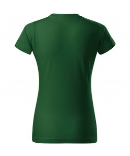 Sieviešu T-krekls BASIC, bottle green/ tumši zaļš