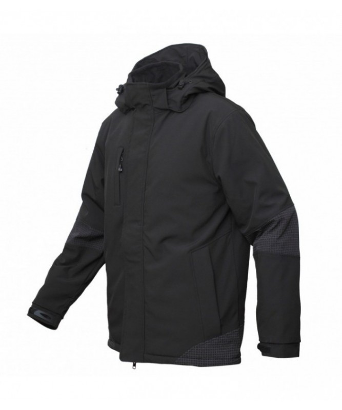 Softshell žiemos striukė ATLANTA, juoda Softshell žiemos striukė ATLANTA, juoda
