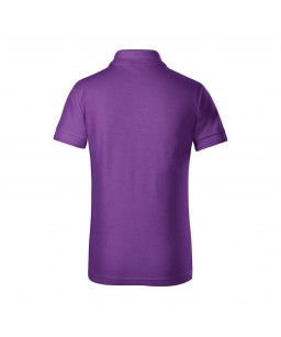Polo marškinėliai vaikams PIQUE POLO, violetiniai