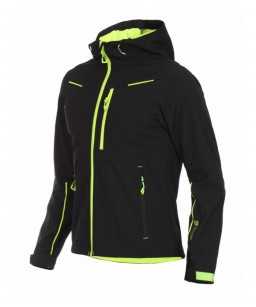 Softshell moteriška striukė su gobtuvu OLYMPIA, juoda