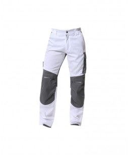 Work Pants SUMMER white/gray